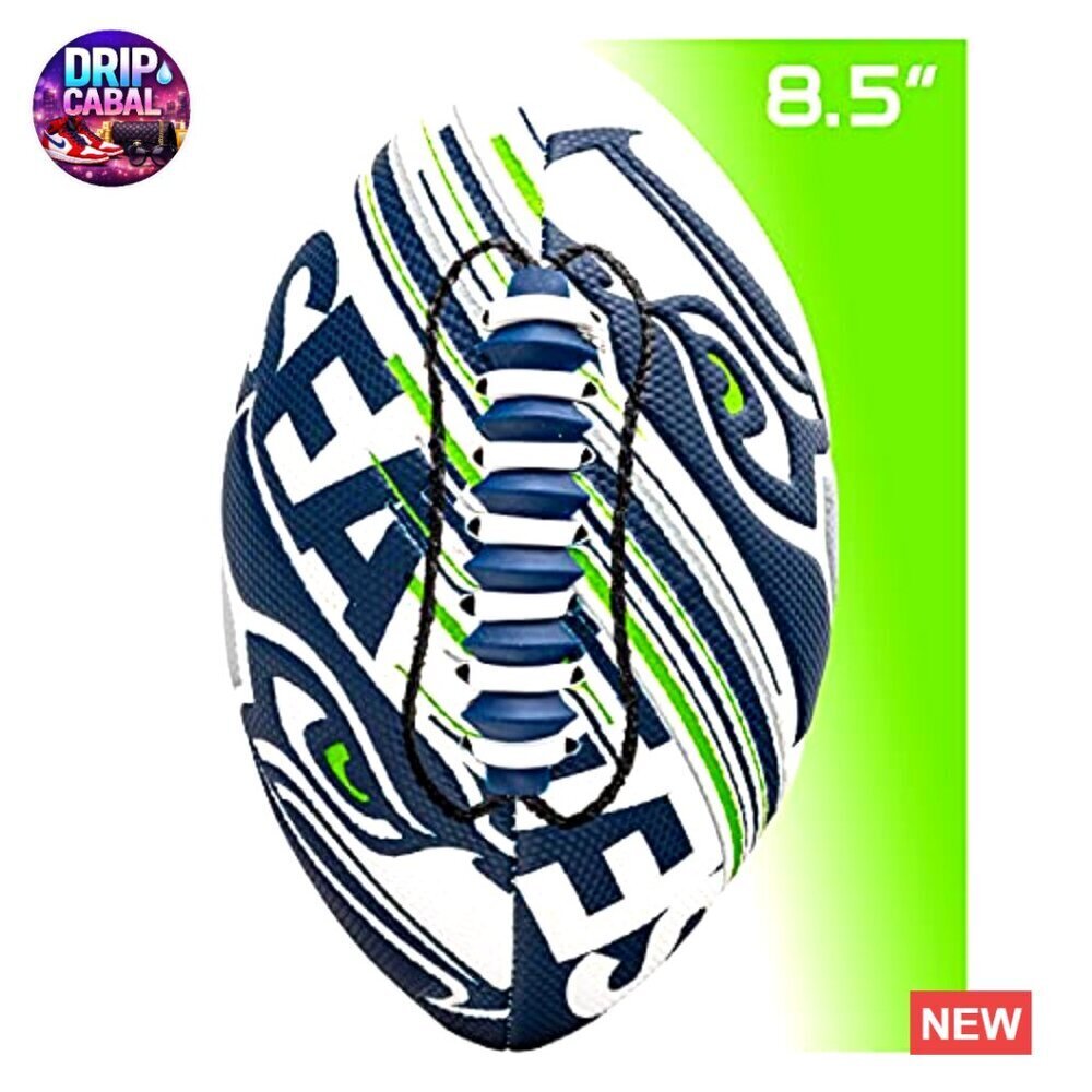 Youth NFL Mini Football Set with Air Pump Official Licensed Team Sport - Picture 6 of 6